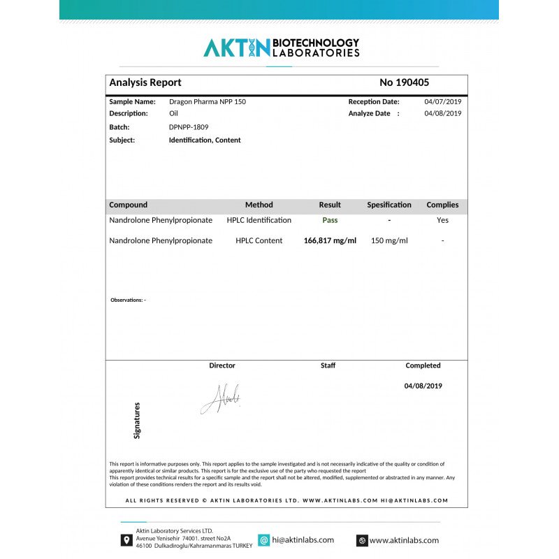 NPP 150 Lab Test