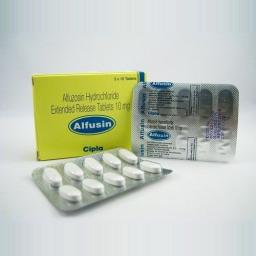 Alfusin 10 mg  - Alfuzosin - Cipla, India