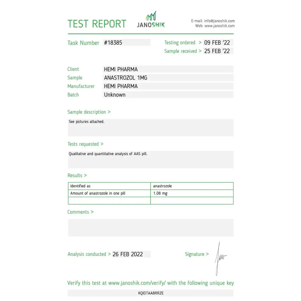 Anastrazole 1mg Anastrazole 1mg