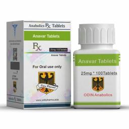 Anavar 25mg - Oxandrolone - Odin Pharma