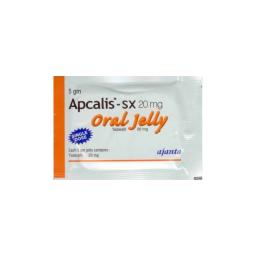 Apcalis SX Oral Jelly - Tadalafil - Ajanta Pharma, India
