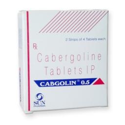 Cabgolin 0.5mg - Cabergoline - Sun Pharma, India