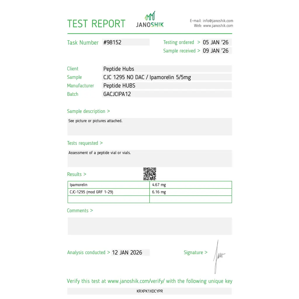 CJC-1295 / Ipamorelin 5/5mg