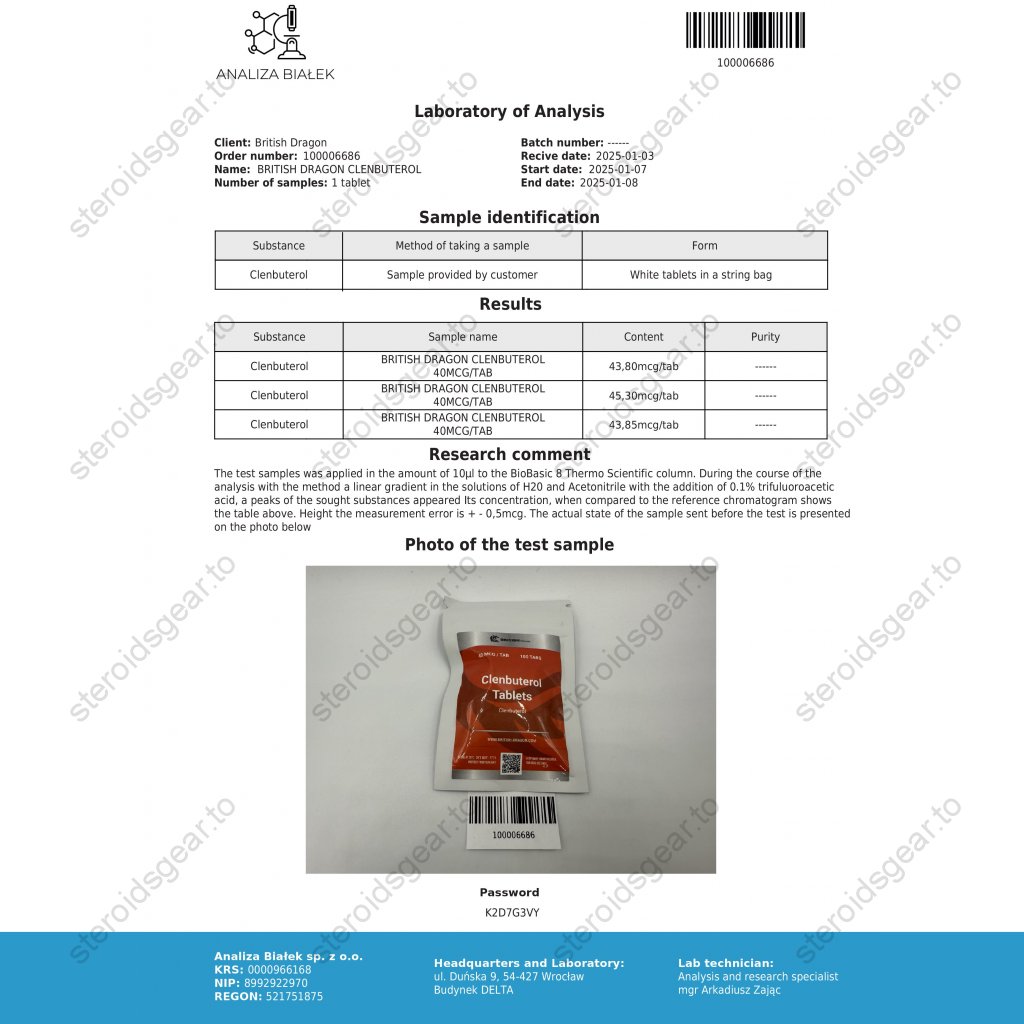 Clenbuterol Tablets Clenbuterol Tablets