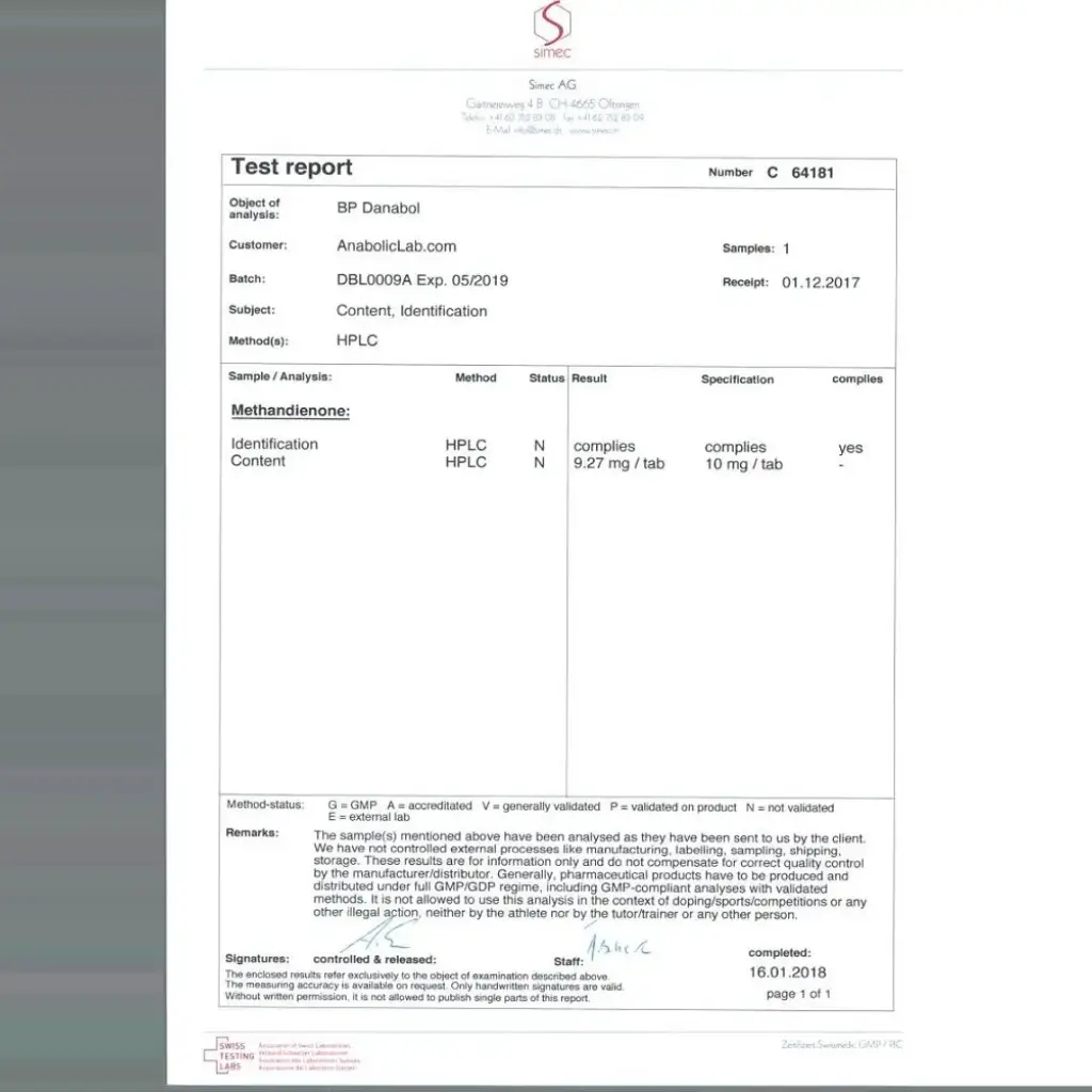 Danabol 10 (D-Bol) Danabol 10 (D-Bol)
