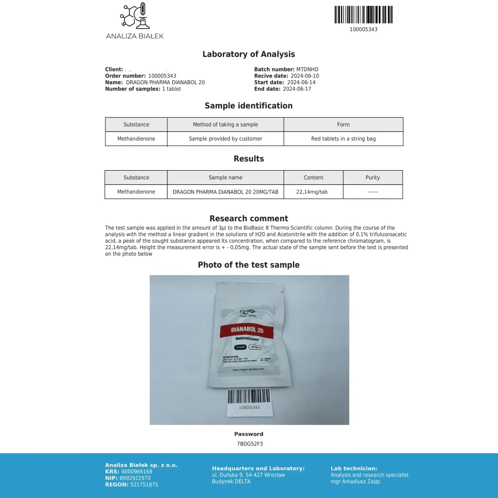 Dianabol 20 (D-Bol) Dianabol 20 (D-Bol)