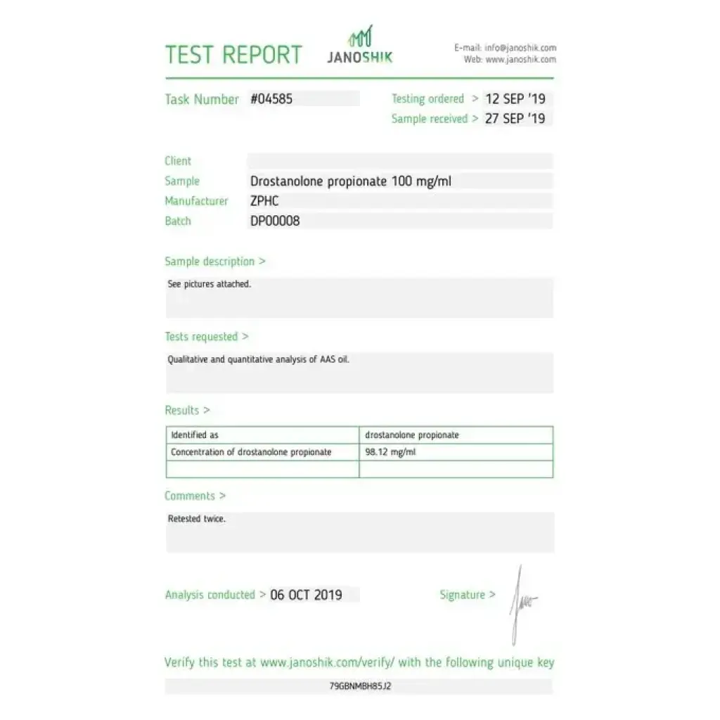 Drostanolone Propionate (ZPHC) Drostanolone Propionate (ZPHC)