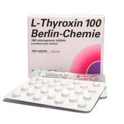 T4 (L-Thyroxin) - Levothyroxine Sodium - Berlin-Chemie, Germany