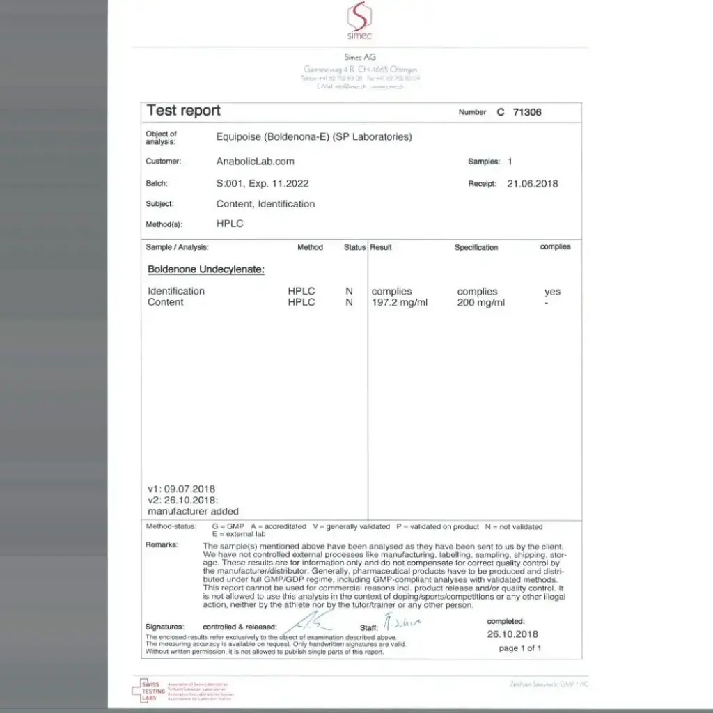 SP Equipoise Boldenona-E SP Equipoise Boldenona-E