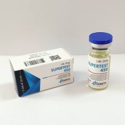 Supertest 450 (10ml) - Testosterone Acetate - Genetic Pharmaceuticals Supertest 450 (10ml) - Testosterone Acetate - Genetic Pharmaceuticals
