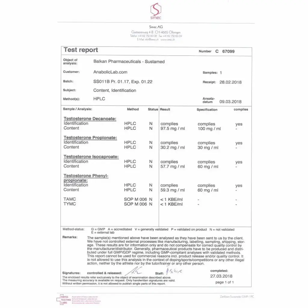 Sustamed - Sustandrol Sustamed - Sustandrol