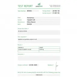 Tadalafil 20 mg