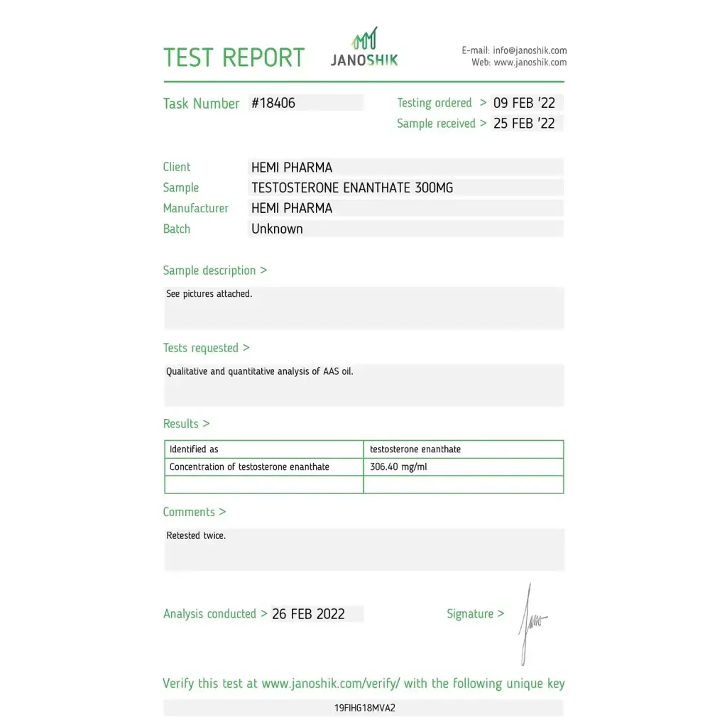 Testosterone Enanthate 300mg Testosterone Enanthate 300mg