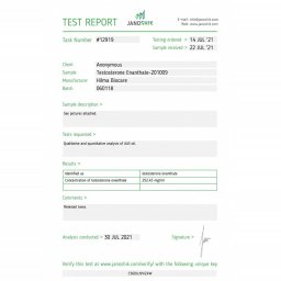 Testosterone Enanthate (Hilma)