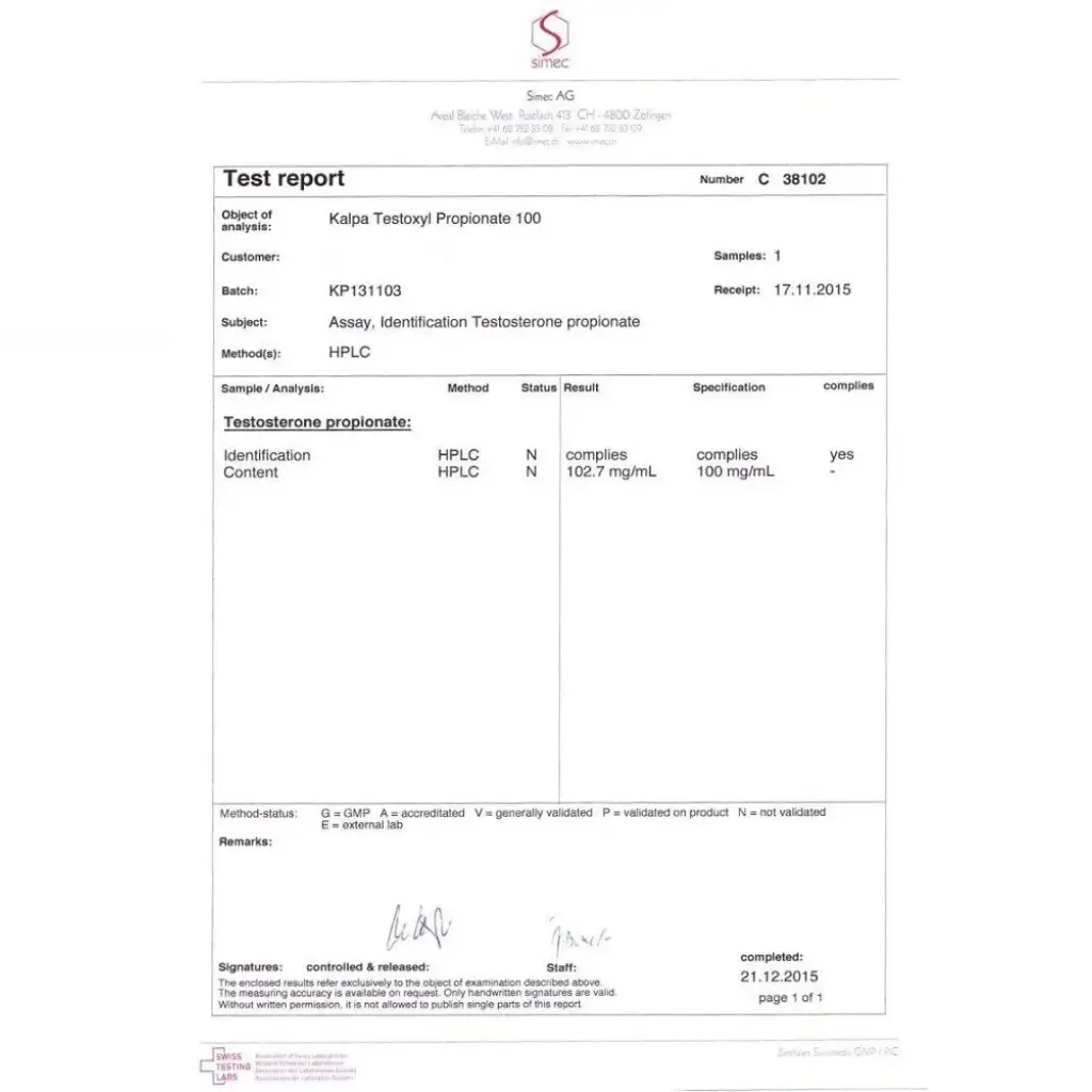 Testoxyl Propionate 100 Testoxyl Propionate 100