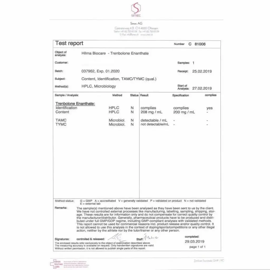 Trenbolone Enanthate 200 Trenbolone Enanthate 200