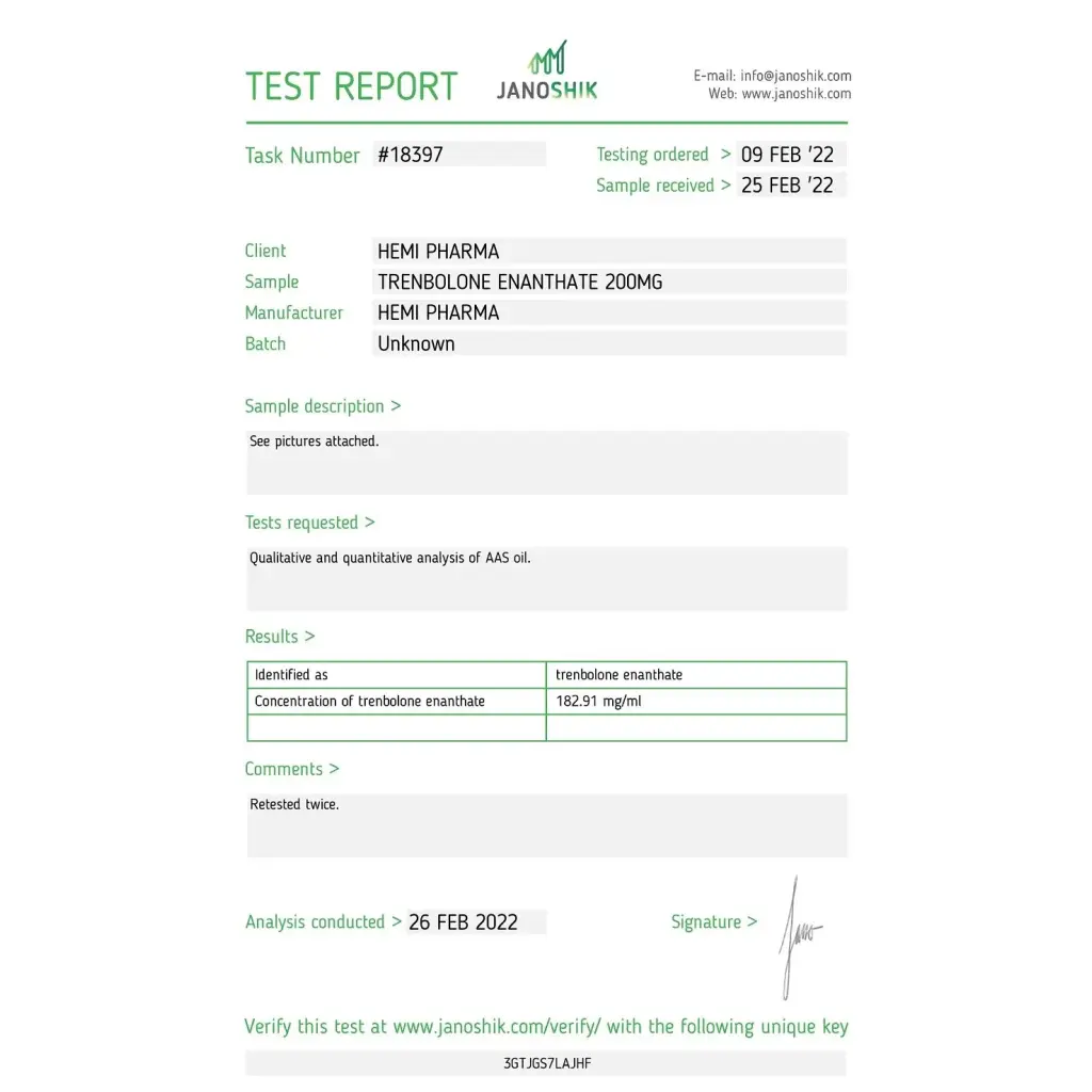 Trenbolone Enanthate 200mg Trenbolone Enanthate 200mg