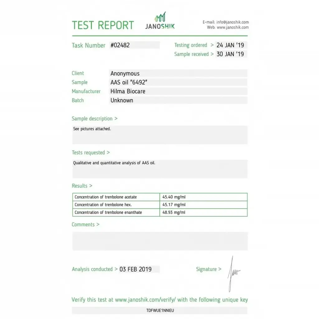 Trenbolone Mix (Hilma) Trenbolone Mix (Hilma)