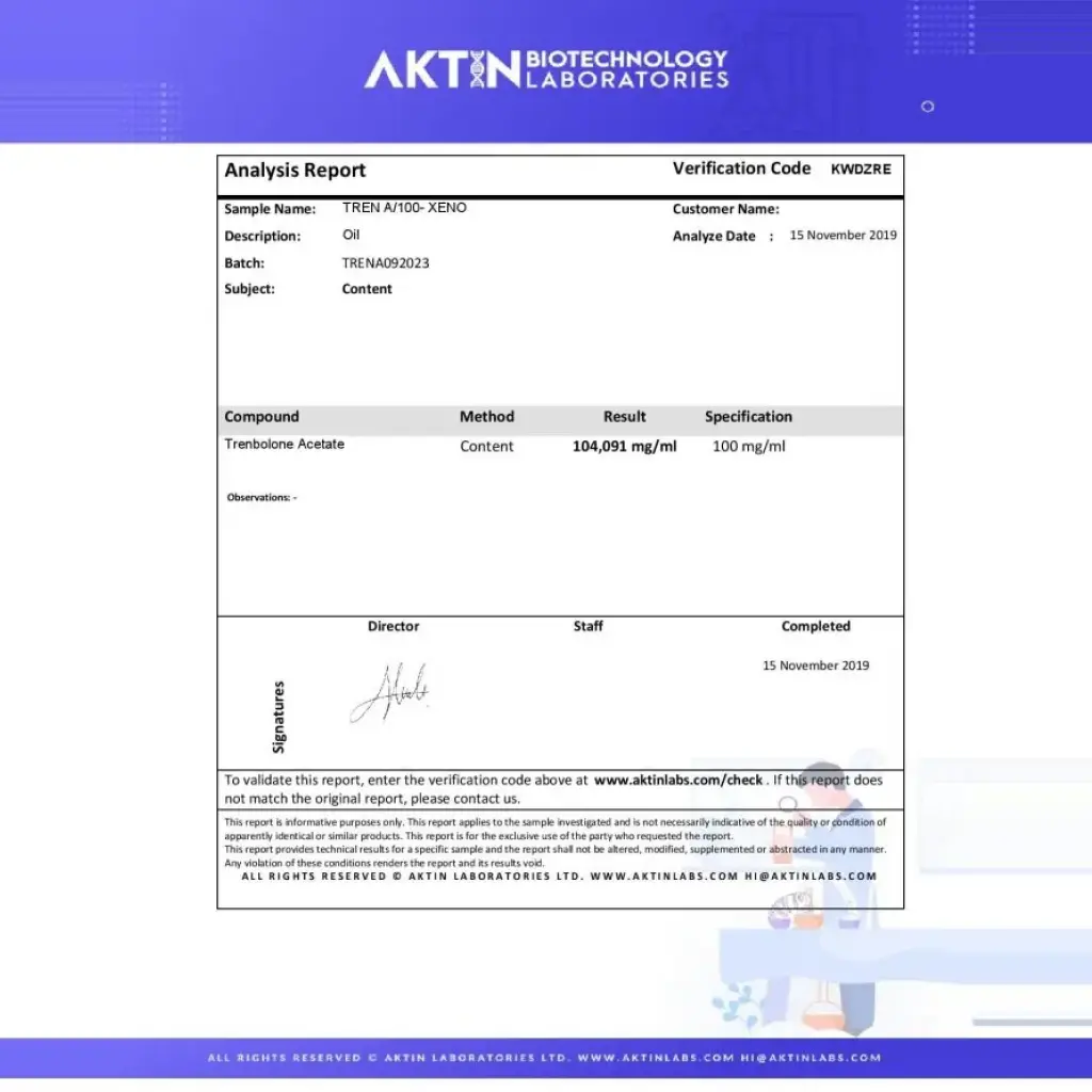 Xeno Trenbolone Acetate Xeno Trenbolone Acetate