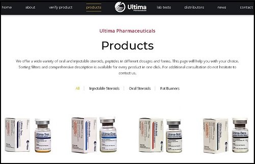 Ultima Pharma Steroids